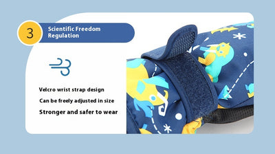 Guantes de Esquí Infantiles con Forro Polar Grueso para Calidez - Image 15