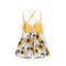 Jumpsuit Infantil Niña con Tirantes Girasol y Encaje