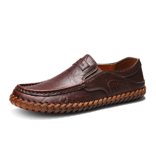 Zapatos Casuales de Cuero Genuino Cosidos a Mano - Comodidad para Todas las Estaciones - Image 8