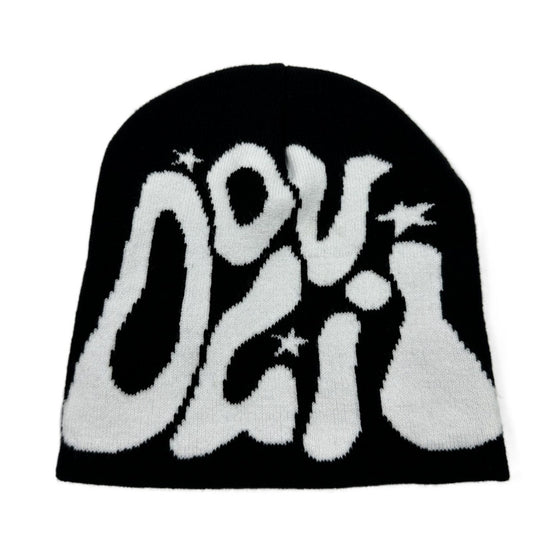 Gorro Tejido Retro con Letras Deportivas Jacquard - Image 2
