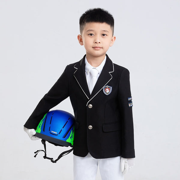 Remera Infantil Caballero de Algodón Elástico Tejido