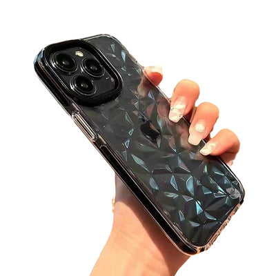 Funda Transparente con Patrón Diamante - Protección Anticaídas - Image 2