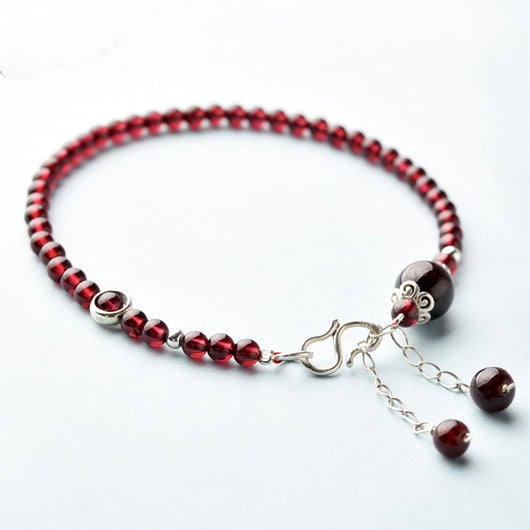 Pulsera Tobillera de Cristal Rojo Estilo Coreano para Chicas - Image 10