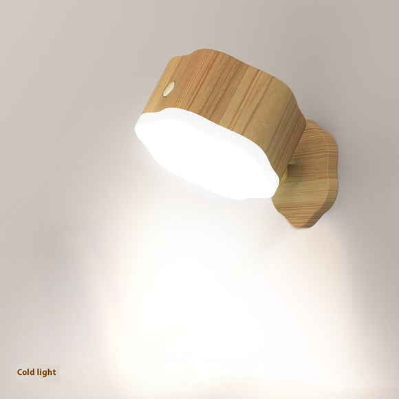 Lámpara de Pared Magnética Rotativa con Luz Nocturna