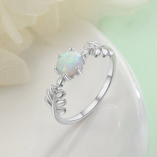 Anillo Hoja Coreana Elegante - Image 5