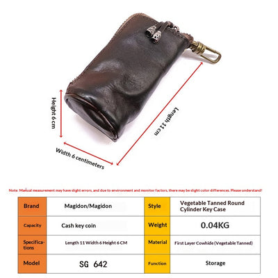 Monedero de Cuero Genuino para Cintura con Compartimentos Amplios - Image 11