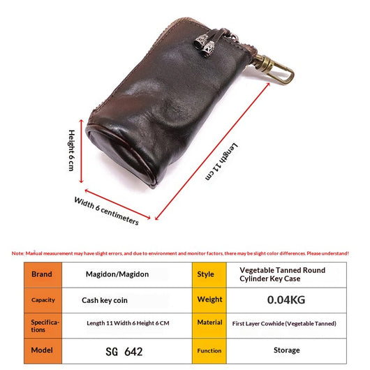 Monedero de Cuero Genuino para Cintura con Compartimentos Amplios - Image 11