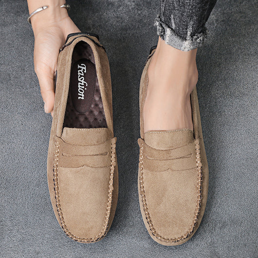 Zapatos Mocasín de Ante Artesanal para Hombre - Colección Verano - Image 8