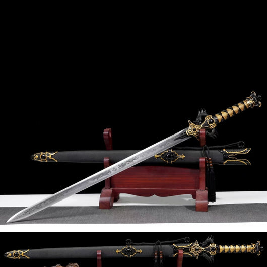 Espada de Batalla en Acero Manganeso Alto - Réplica sin Filo para Cine y Decoración - Image 3
