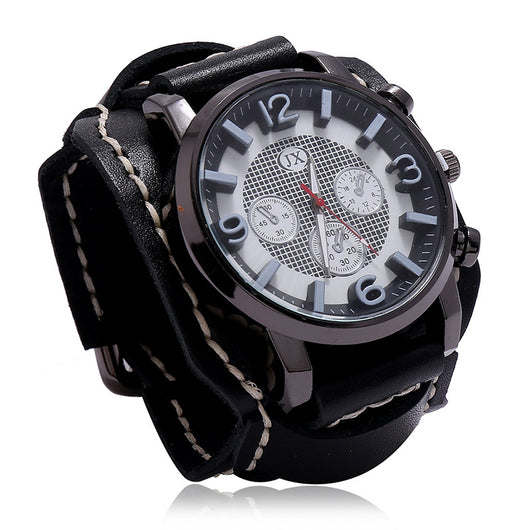 Pulsera de Cuero para Hombre Estilo Vintage Desgastado - Image 6
