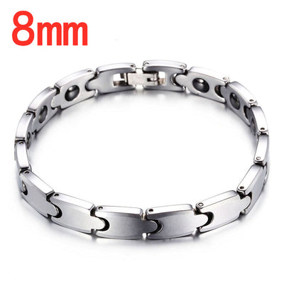 Pulsera Magnética de Acero Tungsteno para Hombre - Image 5