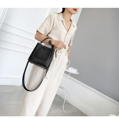 Bolso Bucket Crossbody de Moda para Mujer con Correa Ancha - Image 37