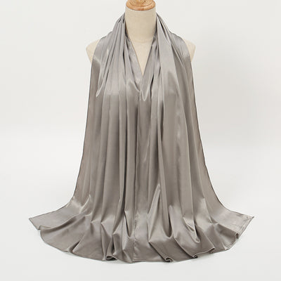 Pañuelo de Satén Monocromático Perla - Elegancia Pura - Image 17