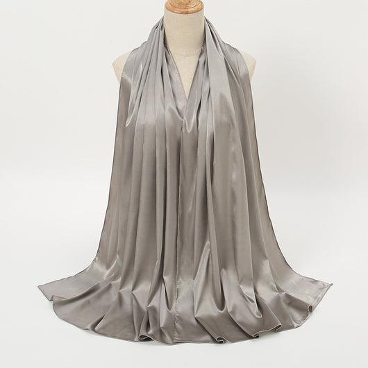 Pañuelo de Satén Monocromático Perla - Elegancia Pura - Image 17