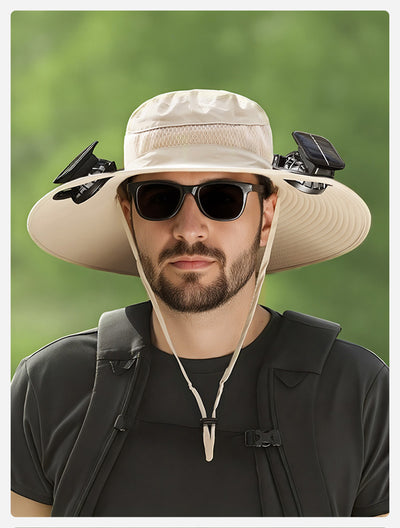 Gorra Pesquera con Ventilador Solar y Batería de Larga Duración - Image 24