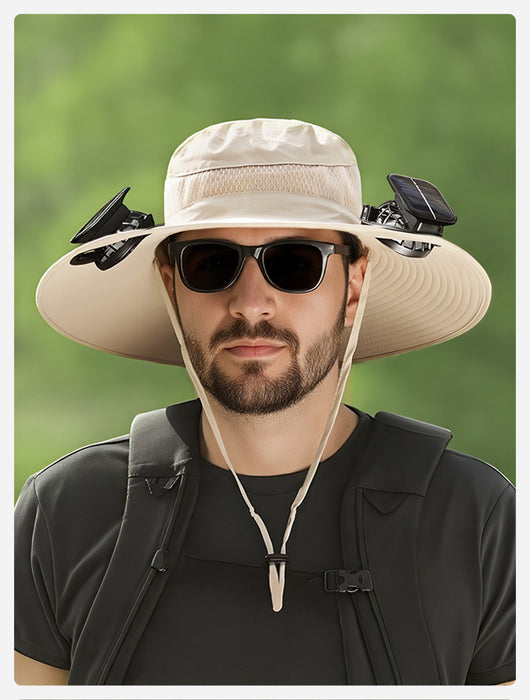 Gorra Pesquera con Ventilador Solar y Batería de Larga Duración - Image 24