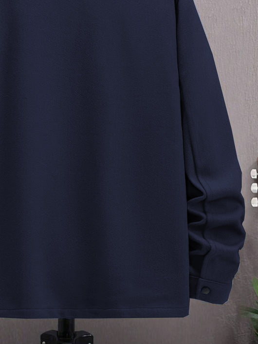 Abrigo Elegante para Hombre con Botones y Bolsillos de Solapa - Image 13