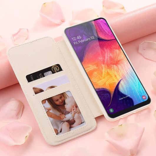 Funda de Cuero Crown Card para Samsung - Protección Premium con Cartera - Image 14