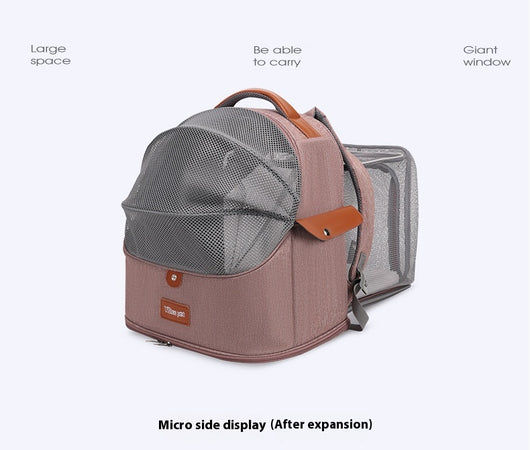 Mochila Transportadora Respirable para Gatos de Gran Capacidad Expandible - Image 26