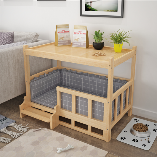 Cama Nido para Mascotas Integrada a Mesita de Noche - Image 3
