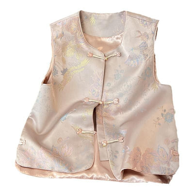 Chaleco Elegante Estilo Chino con Botones de Rana para Mujer - Image 5