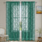 Barra De Cortina De Encaje Verde W 100 Cm X L 100 Cm Un Poste