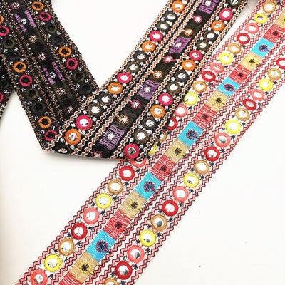 Cinta de Encaje Bordado Lente Estilo Étnico para Accesorios DIY - Image 9