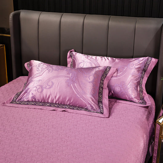 Funda de Almohada Jacquard de Algodón Satinado - Par de Dos - Image 5
