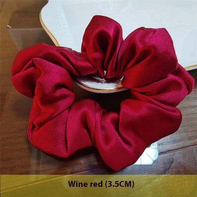 Argolla para Cabello de Seda Crepé Satinado Hecha a Mano - Image 36