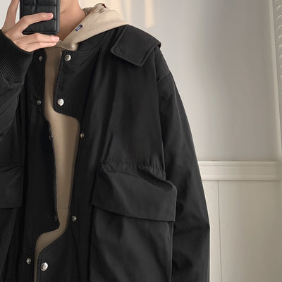 Chaqueta Piloto de Trabajo para Hombre - Estilo Profesional - Image 4