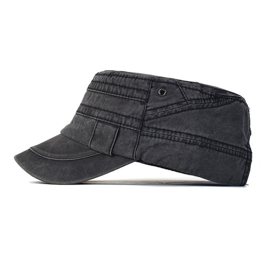 Gorra de Algodón Lavado Puro Color Liso para Hombre - Protección Solar Outdoor - Image 15