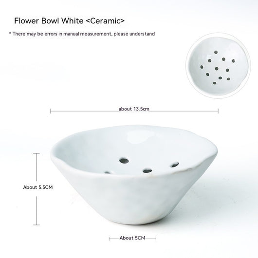Cuenco Cerámica Zen con Flores Caladas Estilo Chino - Image 2