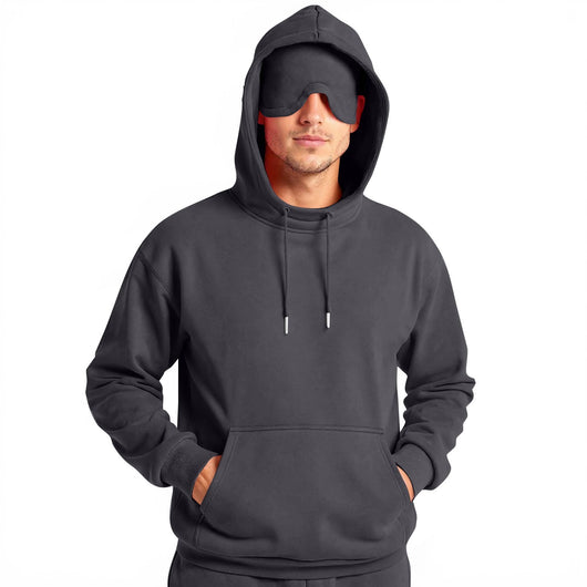 Sudadera Deportiva Casual para Hombre con Antifaz para Dormir - Image 3