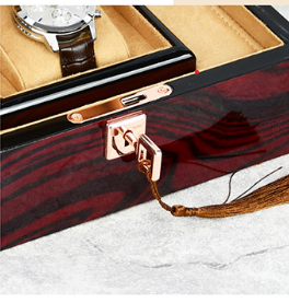 Caja de Reloj de Madera Premium con Compartimento Individual - Image 6