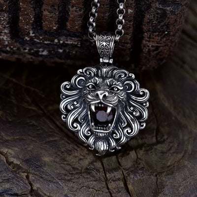 Dije Cabeza de León en Plata Pura - Diseño Imponente y Elegante - Image 4