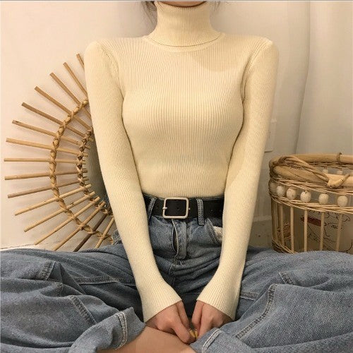 Suéter Mujer Cuello Alto Manga Larga Cálido - Juego de Pareja - Image 19