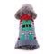 Suéter Navideño de Cuello Alto con Diseño de Huesos
