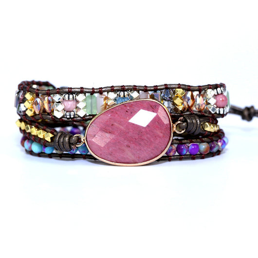 Pulseras de Piedra Natural Tejidas a Mano para Mujer - Image 7