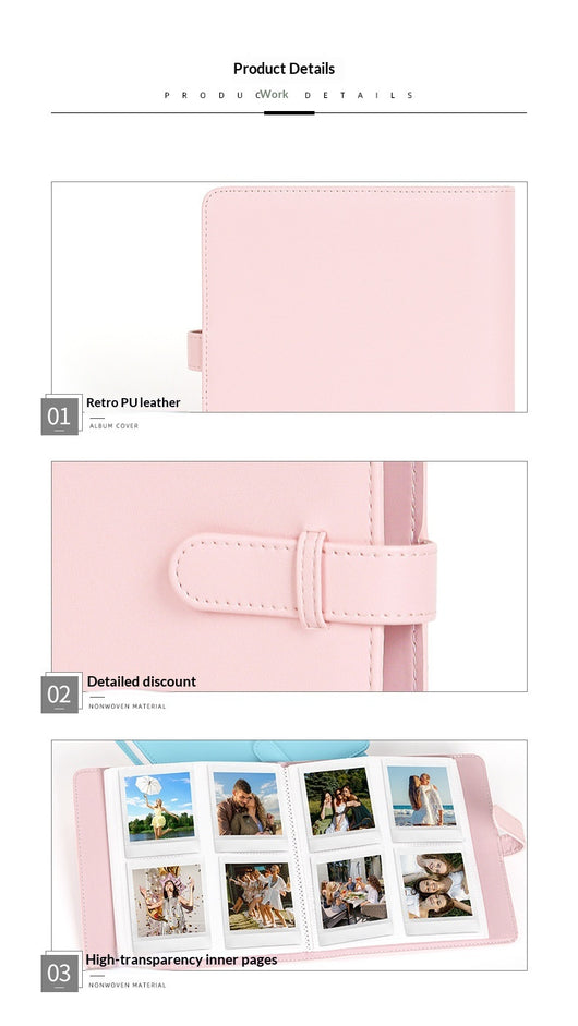 Álbum de Fotos PU Color Sólido con 288 Espacios - Image 15