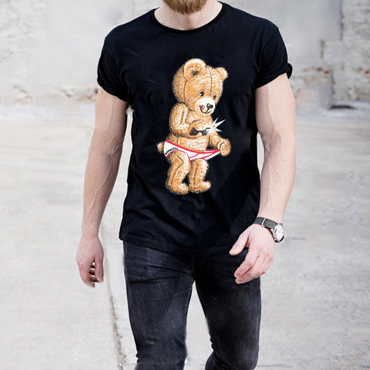 Playera Oversized Estampado Oso Divertido - Unisex Moda Casual - Image 13