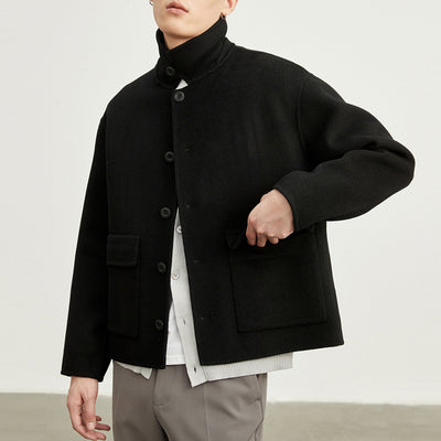 Chaqueta de Lana Reversible para Hombre - Corte Clásico - Image 3