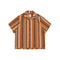 Camisa Suelta Cuba Collar Manga Corta para Hombre