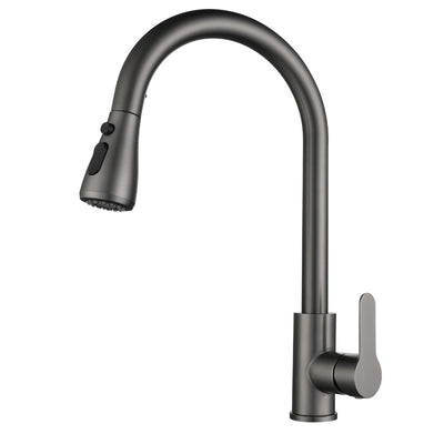 Grifo de Cocina Acero Inoxidable Retráctil Giratorio - Image 4