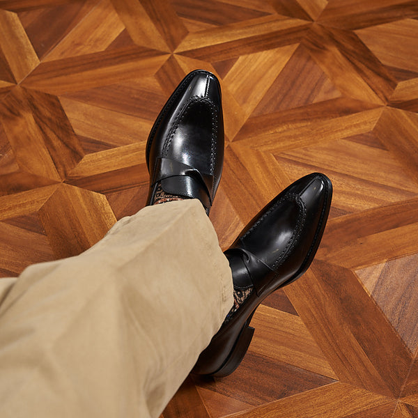 Zapatos de Cuero Genuino para Hombre Estilo Europeo y Británico