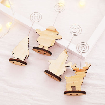 Adornos Navideños de Madera con Celebridades - Caja de Regalos para Adultos Mayores - Image 44