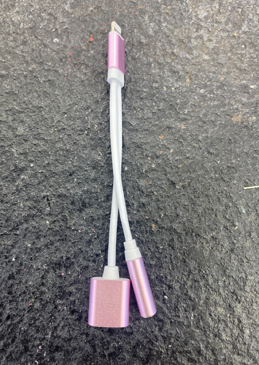 Cable Adaptador Dual 2 en 1 para Carga Rápida de Móviles