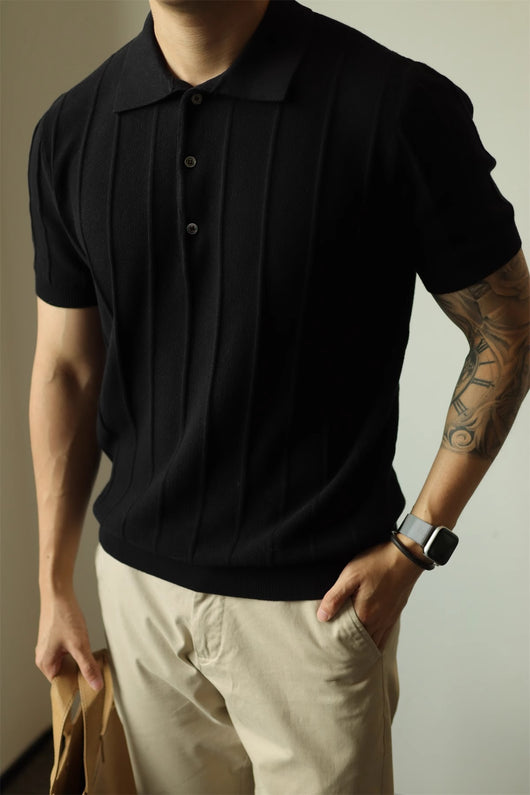Camiseta Básica Americana Hombre Color Sólido - Image 12
