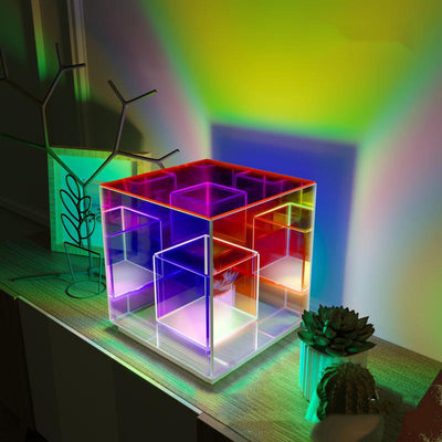 Cubo LED Luminoso Multicolor - Luz de Ambiente Inteligente - Image 11