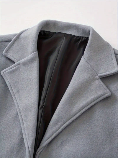 Abrigo Slim Fit con Solapa Europea - Corte Moderno y Elegante - Image 18