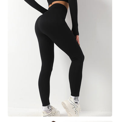 Conjunto de Yoga sin Costuras con Levantador de Caderas y Manga Larga - Image 9
